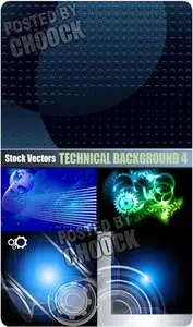 Technical background 4 - Stock Vector