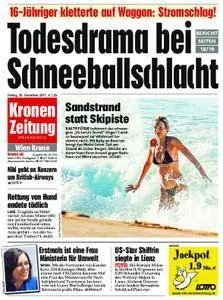Kronen Zeitung - 29. Dezember 2017