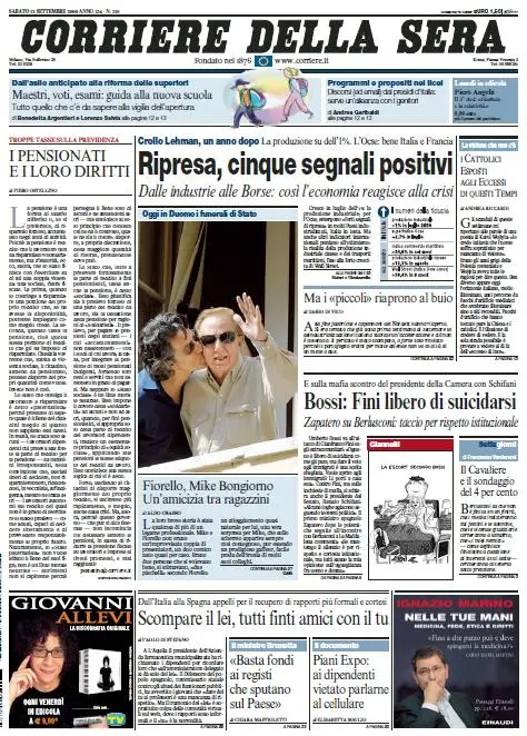 Il Corriere della Sera (12-09-09)