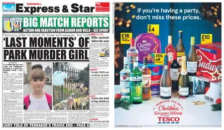 Express and Star Sandwell Edition – November 29, 2018