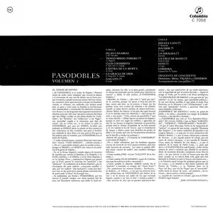 Orquesta de Conciertos – Pasodobles 2 (1970)