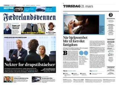 Fædrelandsvennen – 21. mars 2019
