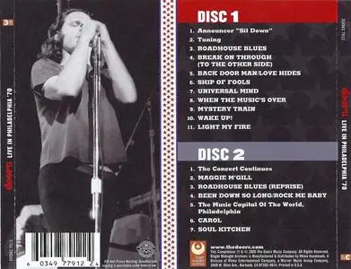 The Doors - Live In Philadelphia '70 (2005) {2CD Set, Bright Midnight Records RHM2 7912}
