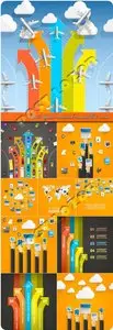 Cloud digital network concept flat vector