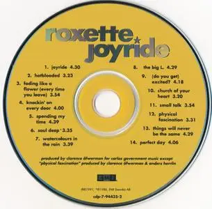 Roxette - Joyride (1991) Re-Up