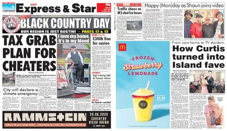 Express and Star City Edition – July 13, 2019