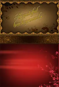 PSD templates - Beautiful backgrounds