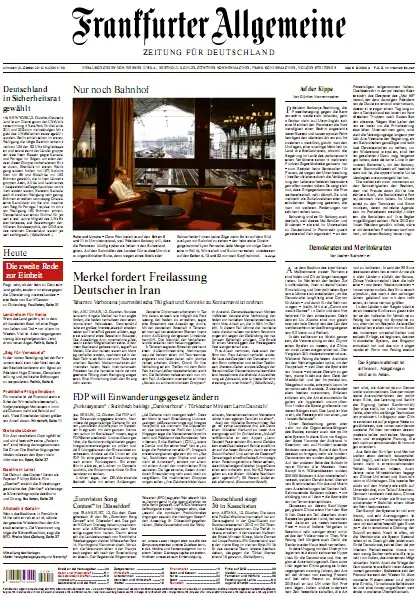 Frankfurter Allgemeine Zeitung mit RMZ vom 13. Oktober 2010