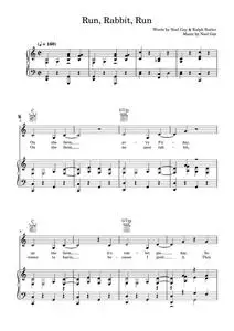 Run, Rabbit, Run - Noel Gay (Piano-Vocal-Guitar (Piano Accompaniment))