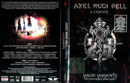 Axel Rudi Pell - Magic Moments - 25th Anniversary Special Show (2015) [3xDVD]
