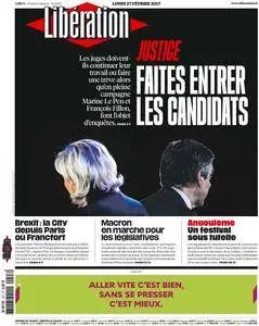 Libération du Lundi 27 Février 2017