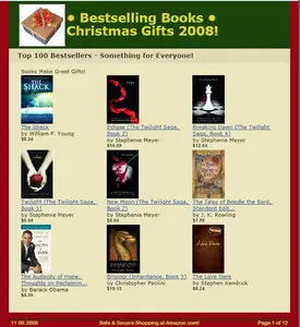 TOP 100 EBOOK -- Most Wished For Gifts in Jewelry and Watches 2008