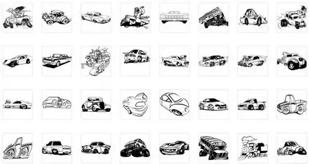Cartoons Cars Vectors