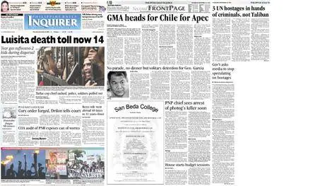 Philippine Daily Inquirer – November 18, 2004