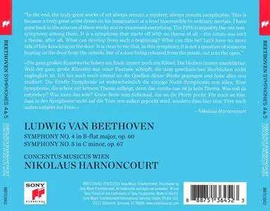 Nikolaus Harnoncourt, Concentus Musicus Wien - Ludwig van Beethoven: Symphonies Nos. 4 & 5 (2016)