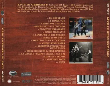 ZZ Top - Live In Germany 1980 (2011) [Repost]