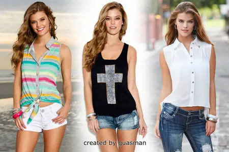 Nina Agdal - BodyCentral Spring-Summer 2013