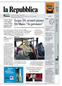 la Repubblica - 27 Marzo 2018