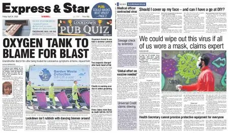 Express and Star Sandwell Edition – April 24, 2020