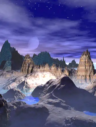 24 Fantasy Terrains for Bryce 6 (br_tr17b)