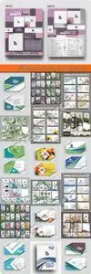 Business cards and corporate identity vector