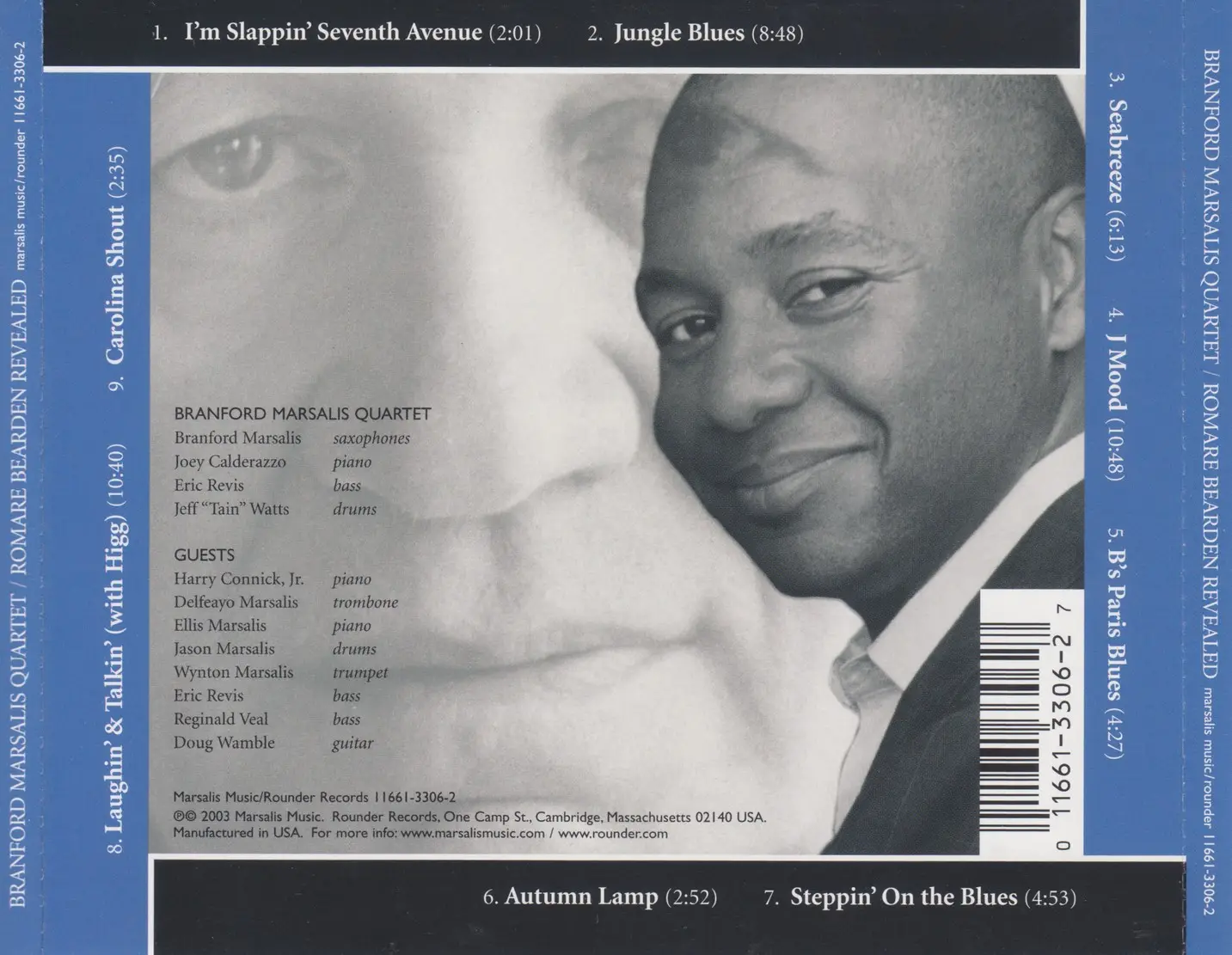 Branford Marsalis Quartet Romare Bearden Revealed (2003