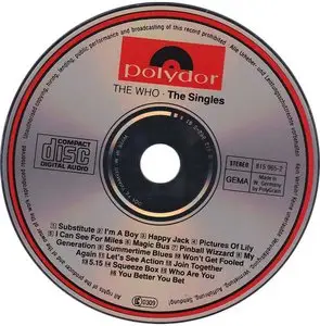 The Who - The Singles (1984) [Non-remastered]