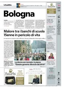 la Repubblica Bologna - 30 Settembre 2018