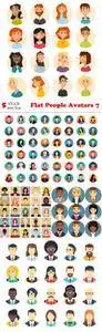 Vectors - Flat People Avatars 7