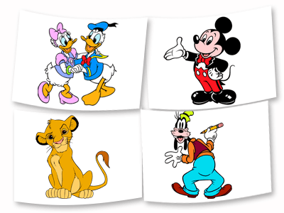 331 Disney Clip Art Collection (WMF Format)