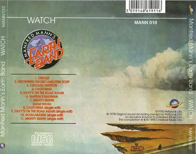 Manfred Mann's Earth Band - Watch (1978) [1998, Remastered, MANN 010]