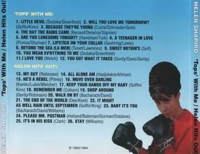 Helen Shapiro - 'Tops' With Me/Helen Hits Out! (1962/1964) {2000 BGO}