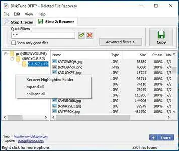 DiskTuna Deleted File Recovery 1.0.1.40 Portable