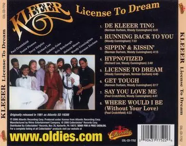 Kleeer - License To Dream (1981) [2006, Reissue]