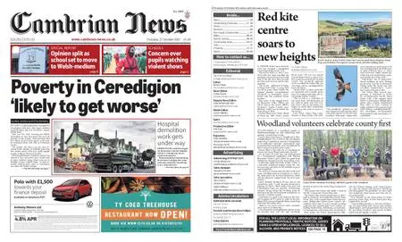 Cambrian News South Ceredigion – 21 October 2021