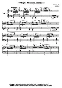 CzernyC - 160 Eight-Measure Exercises, No. 14