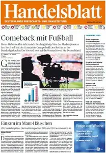 Handelsblatt vom Montag, 07. Juli 2014