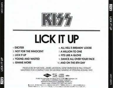 Kiss - Lick It Up (1983) {2013, Japanese Reissue, SHM-CD}