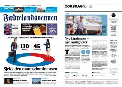 Fædrelandsvennen – 09. mai 2019