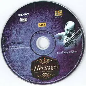 Ustad Vilayat Khan - The Great Heritage 1955-1990 (2010) {3CD Pack, Indian Classical Sitar - Saregama/RPG - Collector Edition}