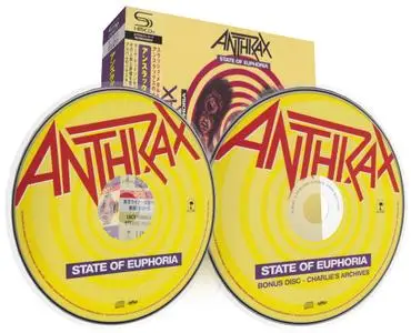 Anthrax - State Of Euphoria (1988) [2019, 30th Anniversary Ed., Japan]