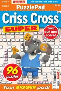 PuzzleLife PuzzlePad Criss Cross Super – 08 October 2020