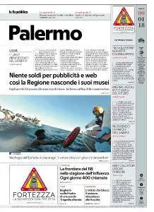 la Repubblica Palermo - 9 Gennaio 2018