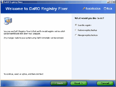DaRO Registry Fixer ver. 1.1