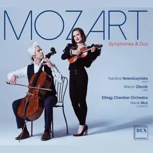Karolina Nowotczyńska, Marcin Zdunik, Elbląg Chamber Orchestra & Marek Moś - Mozart: Symphonies & Duo (2021) [24/96]