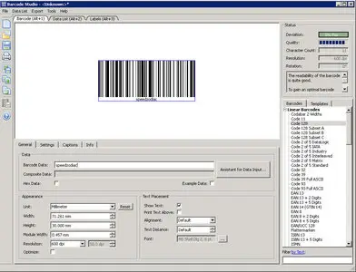 Barcode Studio Enterprise 15.1.2.19530