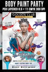 GraphicRiver Body Paint Party