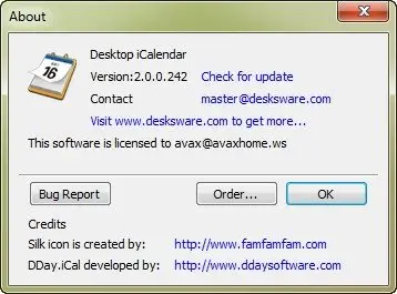 Desksware Desktop iCalendar 2.0.0.242