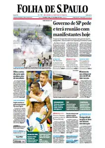Jornal Folha de São Paulo - 17 de junho de 2013 - Segunda
