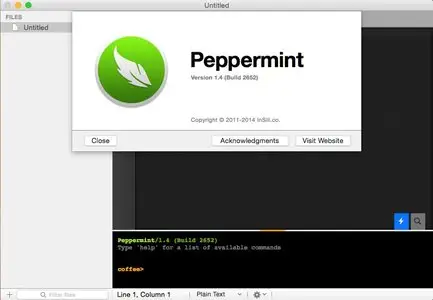 Peppermint 1.4 build 2652 Mac OS X